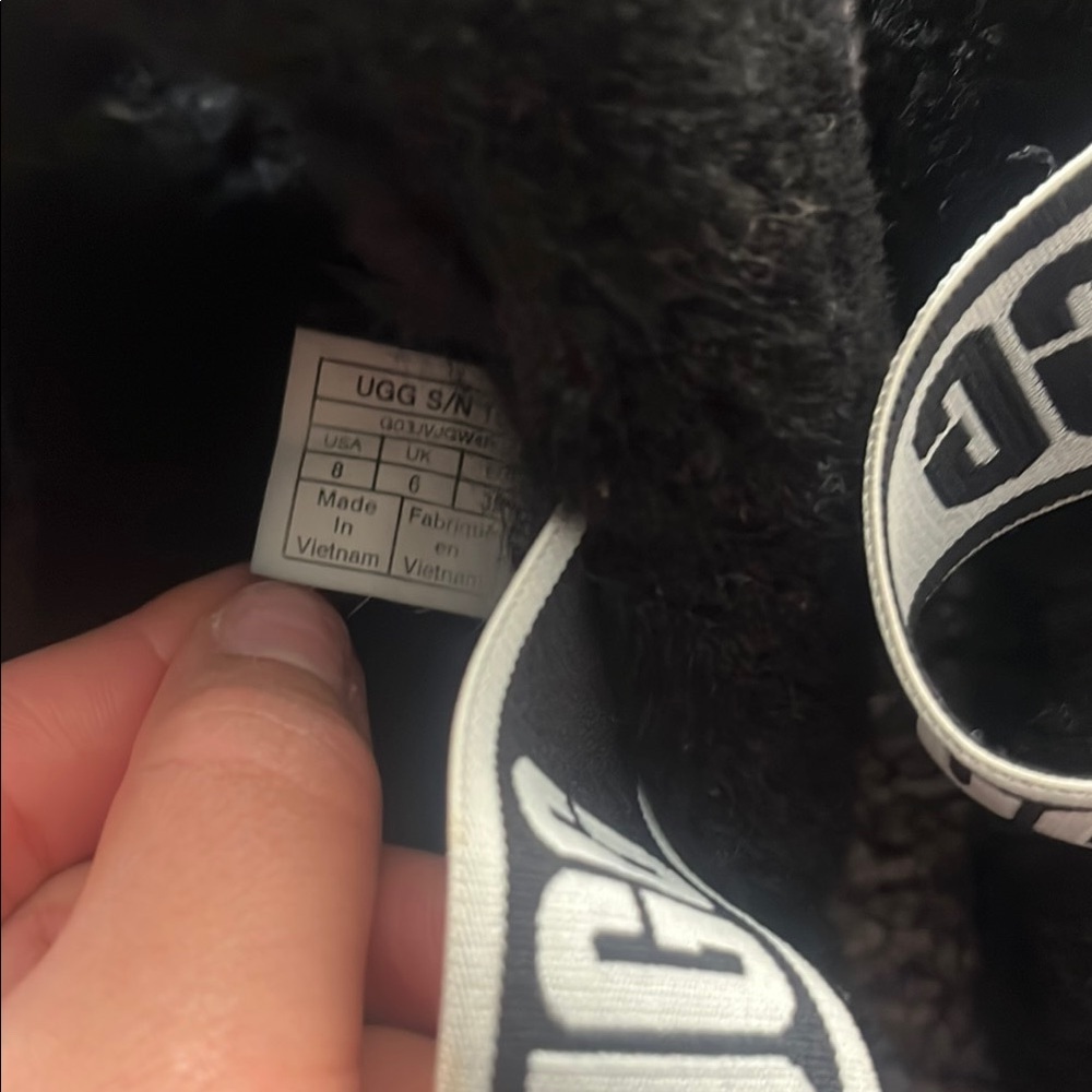 UGG Black Slippers - Picture 4 of 7